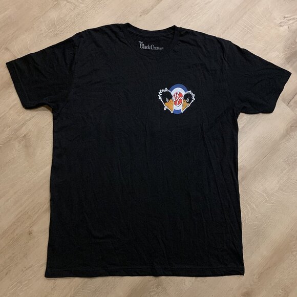 The Black Crowes Target Logo T-Shirt Men's XL Black Band Tee Southern Rock 2020 - Picture 1 of 6